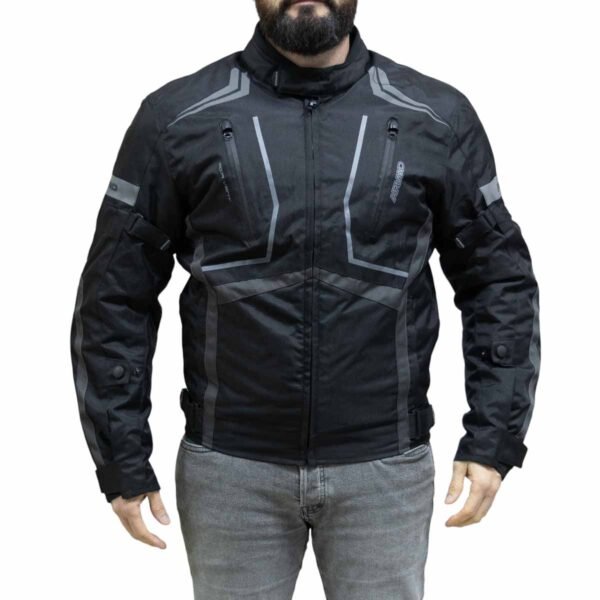 CHAQUETA PARA MOTO ARMAD GEAR START UP BLACK MAXDURA IMPERMEABLE