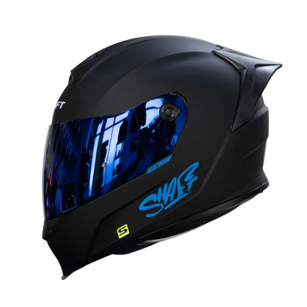 CASCO INTEGRAL SHAFT 502SP NEGRO/AZUL MATE