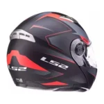 CASCO LS2 FF370 EASY STRIP NEGRO ROJO MATE - Imagen 3