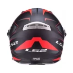 CASCO LS2 FF370 EASY STRIP NEGRO ROJO MATE - Imagen 4