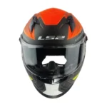CASCO LS2 FF816 COSMOS DIGITAL NEGRO NARANJA MATE - Imagen 4