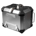 MALETA PARA MOTO TOP CASE 4RS E70 45 LITROS GRIS ALUMINIO - Imagen 4