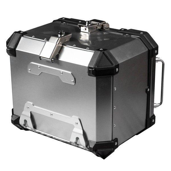 MALETA PARA MOTO TOP CASE 4RS E70 45 LITROS GRIS ALUMINIO - Imagen 4