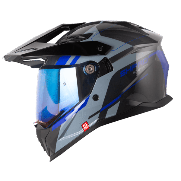 CASCO MULTIPROPOSITO SHAFT PRO MX 400DV RENDER GR.OS/AZ