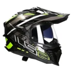 CASCO MULTIPROPOSITO LS2 MX701 EXPLORER CARBONO EDGE BLACK YELLOW TITANIO - Imagen 2
