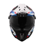 CASCO MULTIPROPOSITO LS2 MX 701 EXPLORER FRONTIER CARBONO WHITE BLUE - Imagen 4