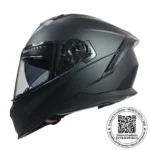 CASCO INTEGRAL GHB M-69 BLACK MATTE - Imagen 3