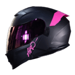 CASCO ABATIBLE HRO 3440DV SOLID BLACK FUCSIA MATTE