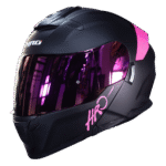 CASCO ABATIBLE HRO 3440DV SOLID BLACK FUCSIA MATTE - Imagen 3