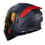 CASCO ABATIBLE HRO 3440DV SOLID BLACK RED MATTE - Imagen 4