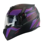 CASCO INTEGRAL GHB M-61 KRAXEN BLACK PURPLE MATTE - Imagen 3