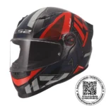 CASCO INTEGRAL LS2 FF816 COSMOS PASKAL BLACK RED