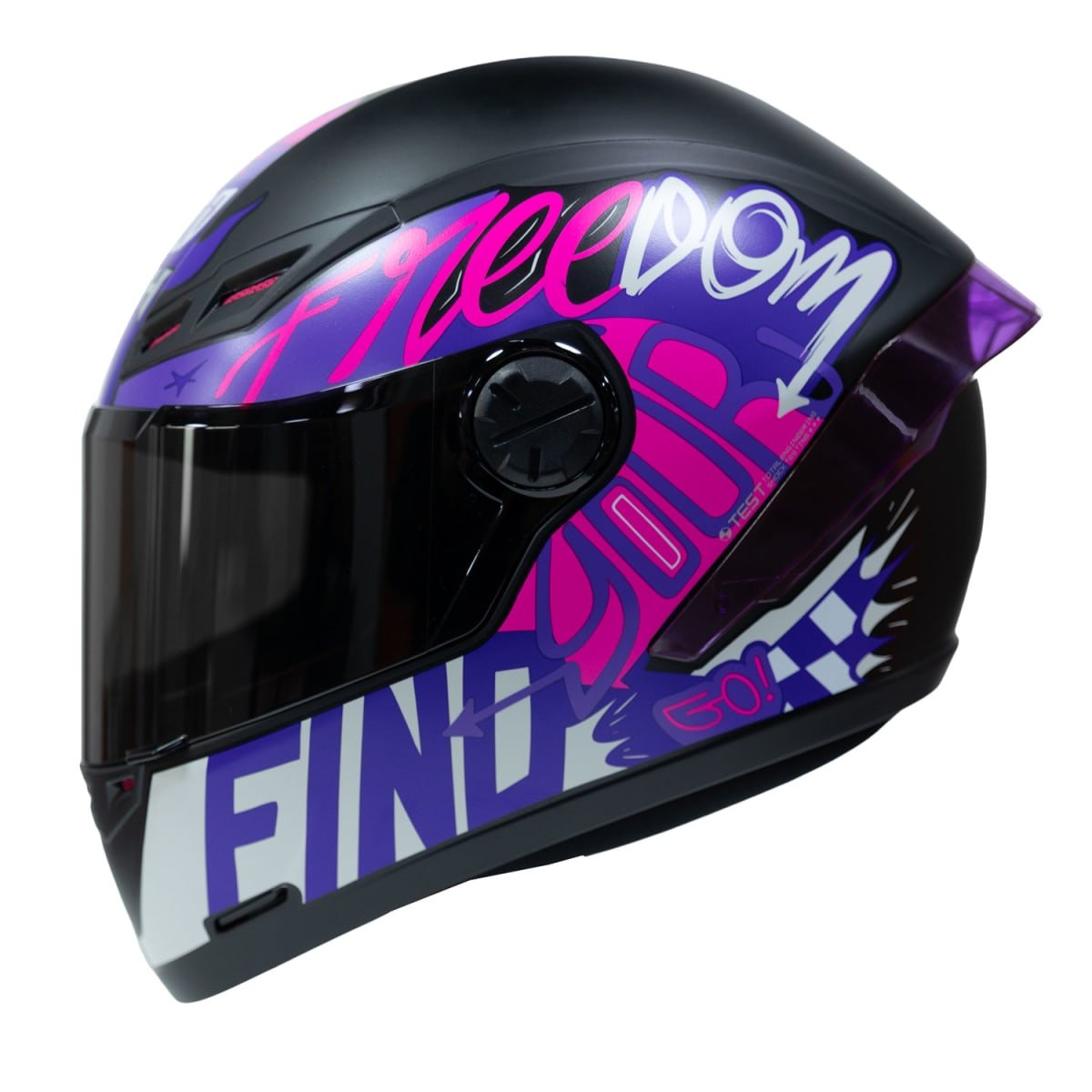 X_501sp-dm9484 CASCO INTEGRAL ICH 501SP MESSAGE FUCSIA - Imagen 1