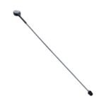 ANTENA CORTA HILO CURADO PARA MOTO RETRACTIL NEGRA PARA MANILLAR - Imagen 2