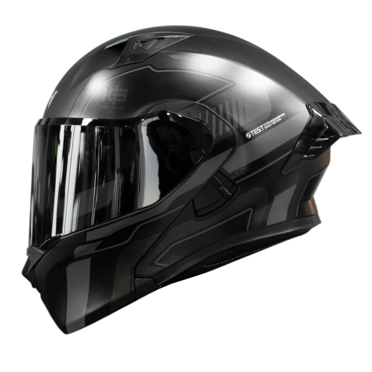 CASCO ABATIBLE ICH 3120 TRADE DARK GREY MATTE