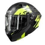 CASCO ABATIBLE ICH 3120 WESTSAY BLACK YELLOW MATTE - Imagen 3