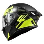 CASCO ABATIBLE ICH 3120 WESTSAY BLACK YELLOW MATTE - Imagen 4
