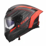 CASCO INTEGRAL LS2 FF807 DRAGON CARBON SUBIC RED MATTE - Imagen 2