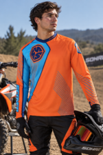 Polera Jersey Enduro Scoyco t205 Naranja