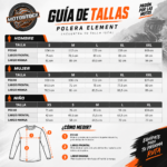 Polera Oneal Element Racewear Negro/blanco - Imagen 3