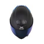 CASCO ABATIBLE X-ONE 3000RS AZUL NEGRO SUN VISOR - Imagen 3