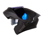 CASCO ABATIBLE X-ONE 3000RC BLACK AZUL SUN VISOR - Imagen 2