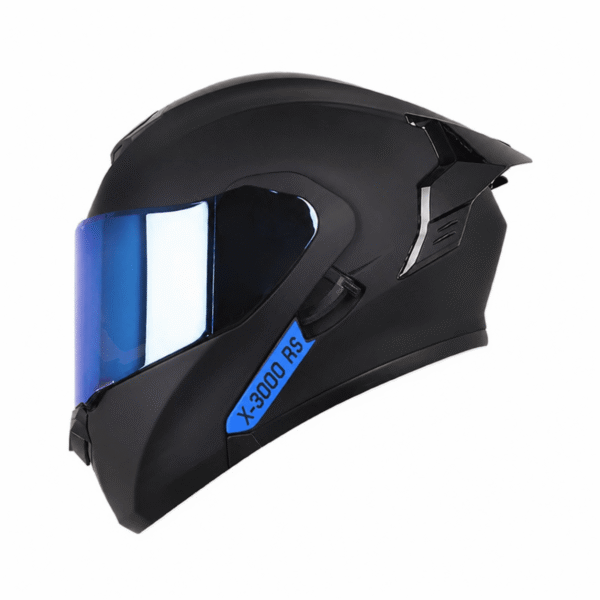 CASCO ABATIBLE X-ONE 3000RS AZUL NEGRO SUN VISOR