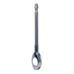 ANTENA CORTA HILO CURADO PARA MOTO RETRACTIL CROMADA PARA MANILLAR